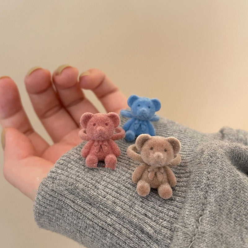 Fluffy Bear Orange Peach - Ring