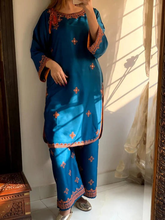 Balochi 2-Piece, Mirror Embroidery, Stylish & Comfortable, for Women