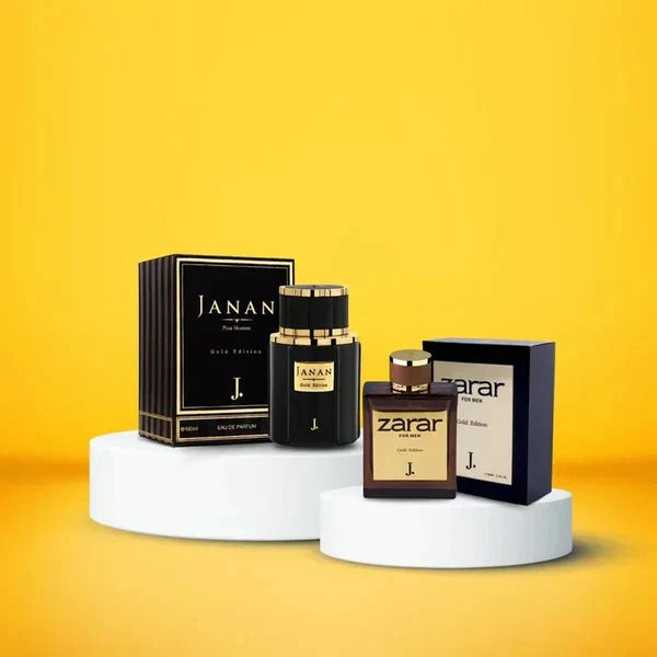 Pack of Two J.janan Gold+J.Zarar Free shipping